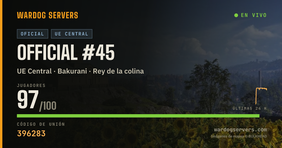 Banner de estado en vivo de Official #45