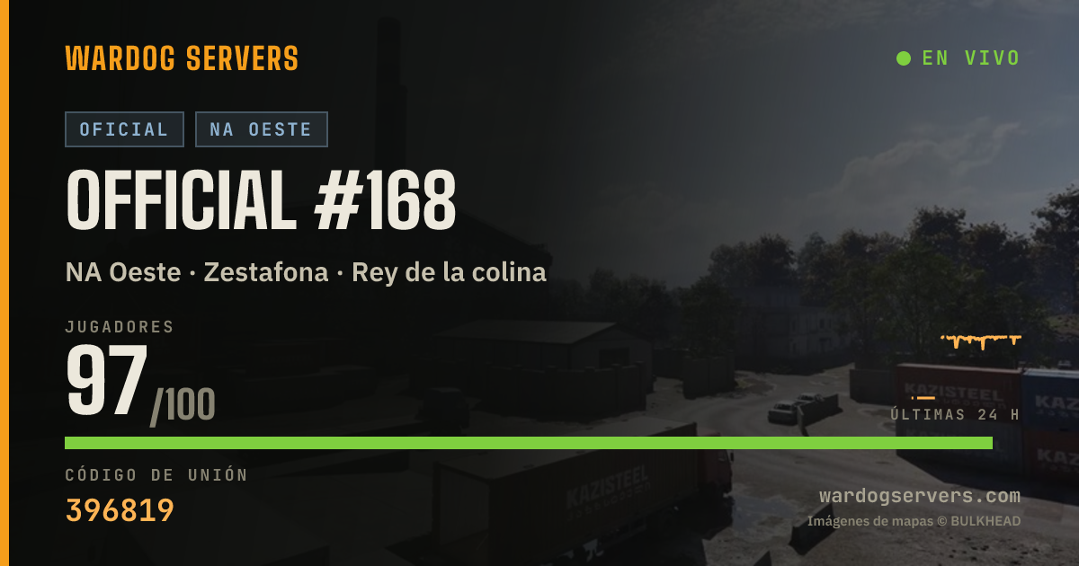 Banner de estado en vivo de Official #168