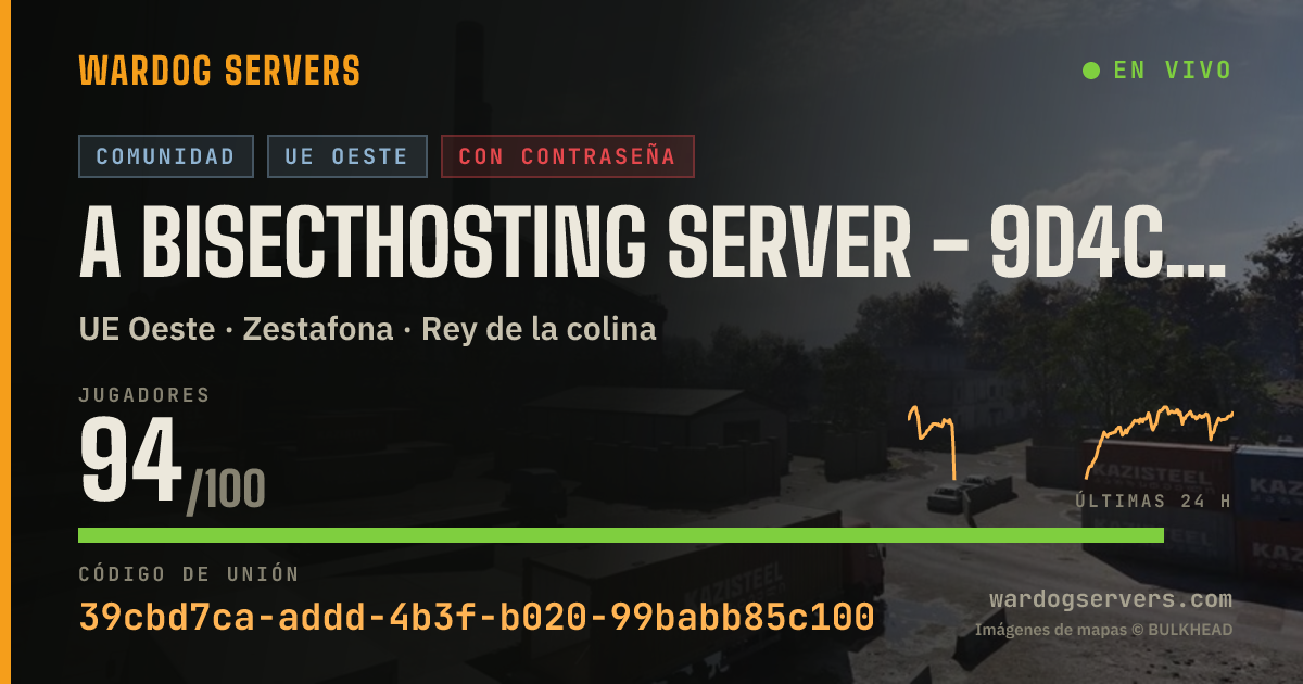 Banner de estado en vivo de A BisectHosting Server - 9d4cb607