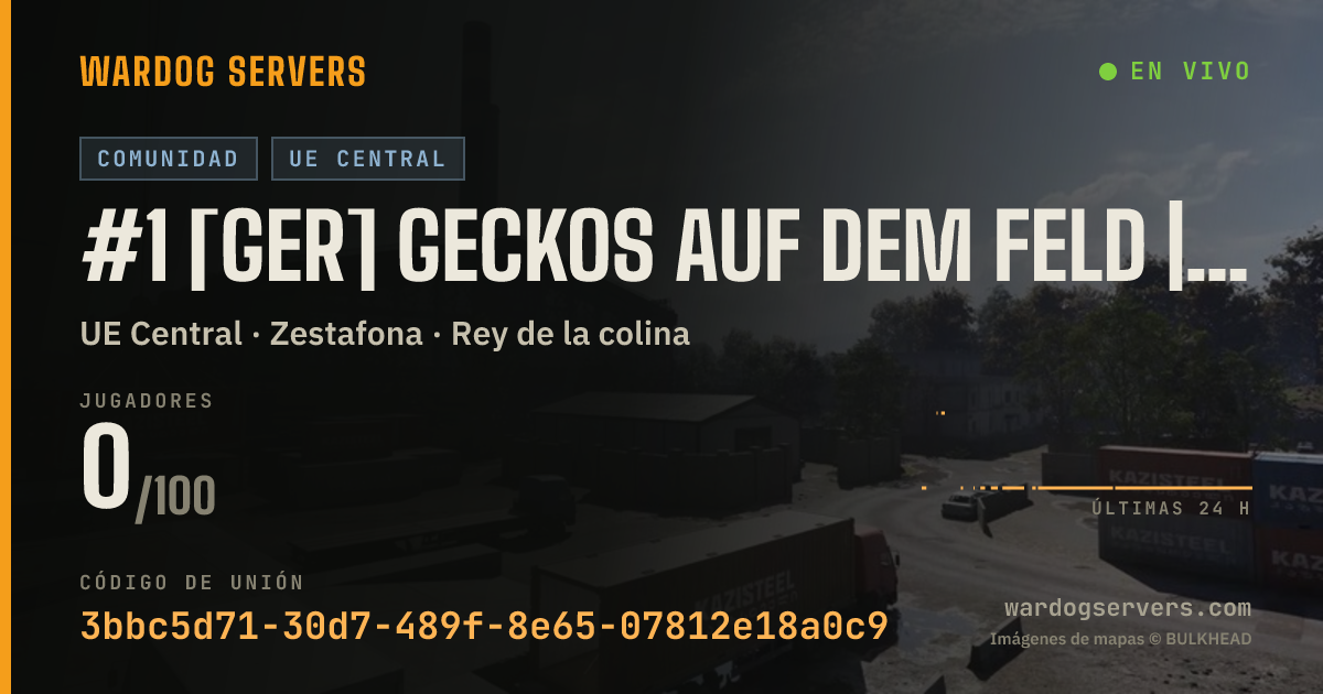Banner de estado en vivo de #1 [GER] Geckos auf dem Feld | +5% Cash | High Tickrate