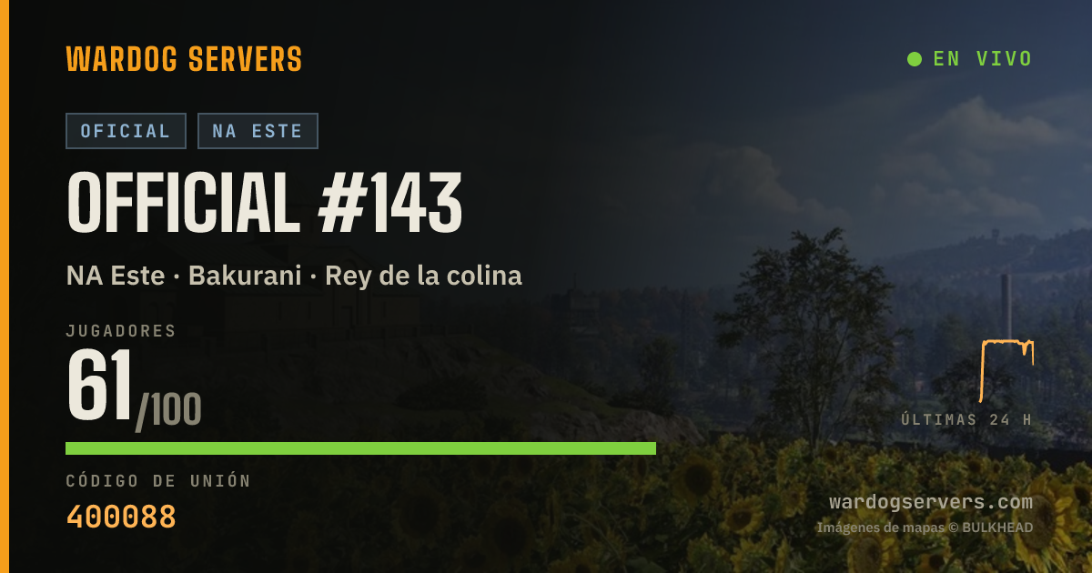 Banner de estado en vivo de Official #143