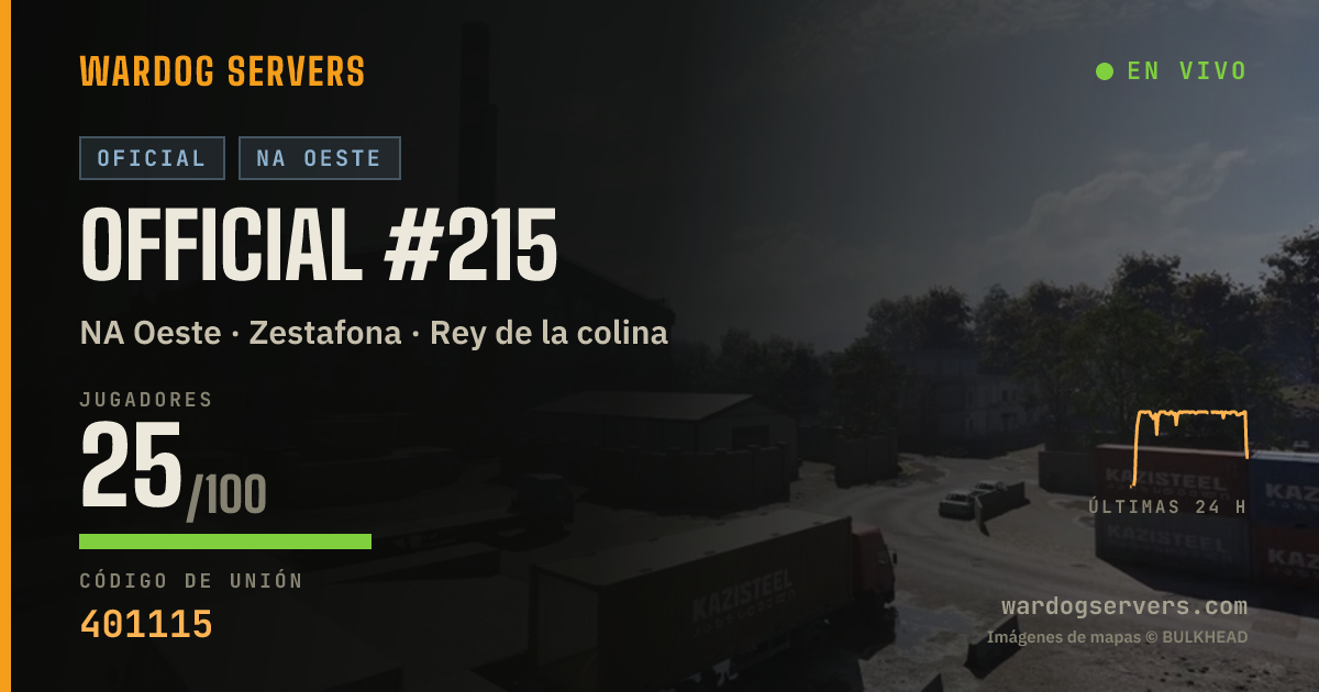 Banner de estado en vivo de Official #215