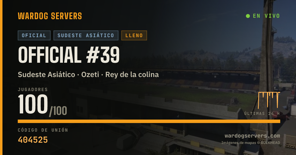 Banner de estado en vivo de Official #39