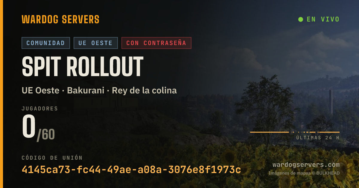 Banner de estado en vivo de SPiT Rollout