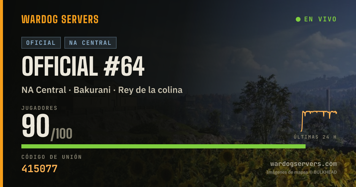 Banner de estado en vivo de Official #64
