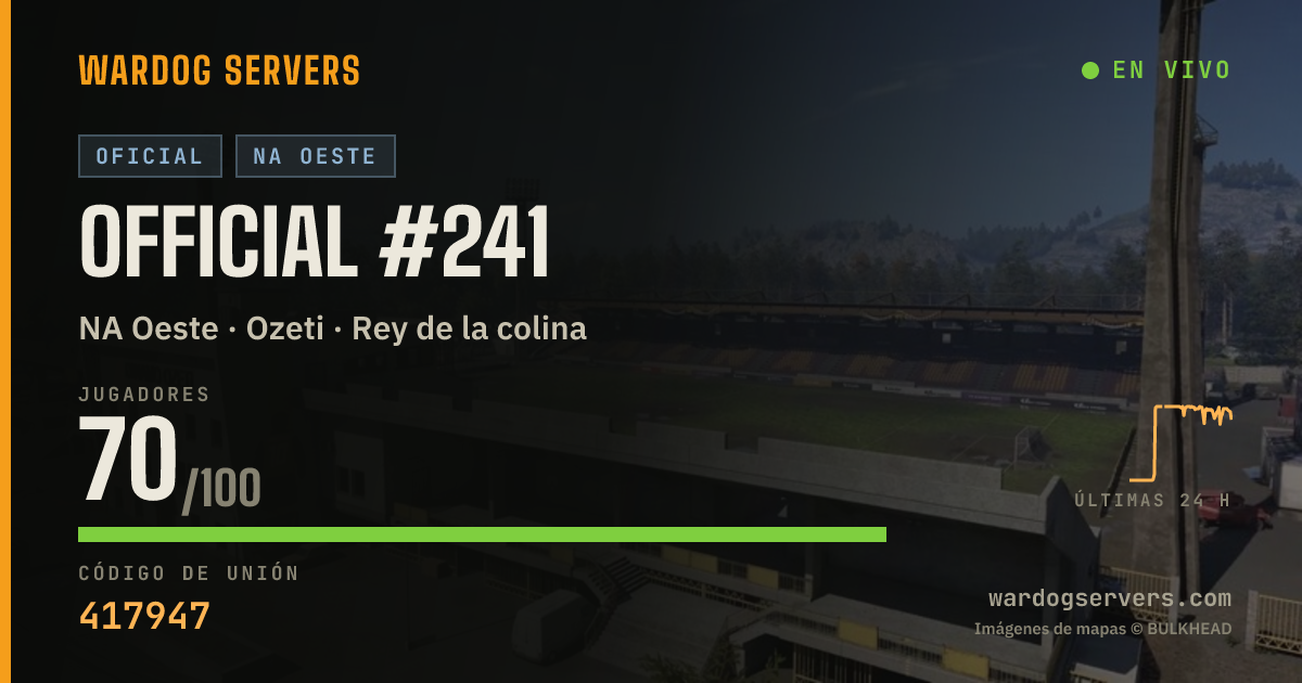Banner de estado en vivo de Official #241