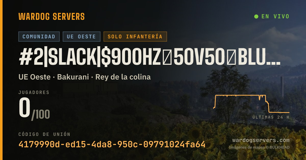 Banner de estado en vivo de #2|SLACK|$900HZ★50v50★BLUE🆅GREEN★NO SNIPERS/DMRs