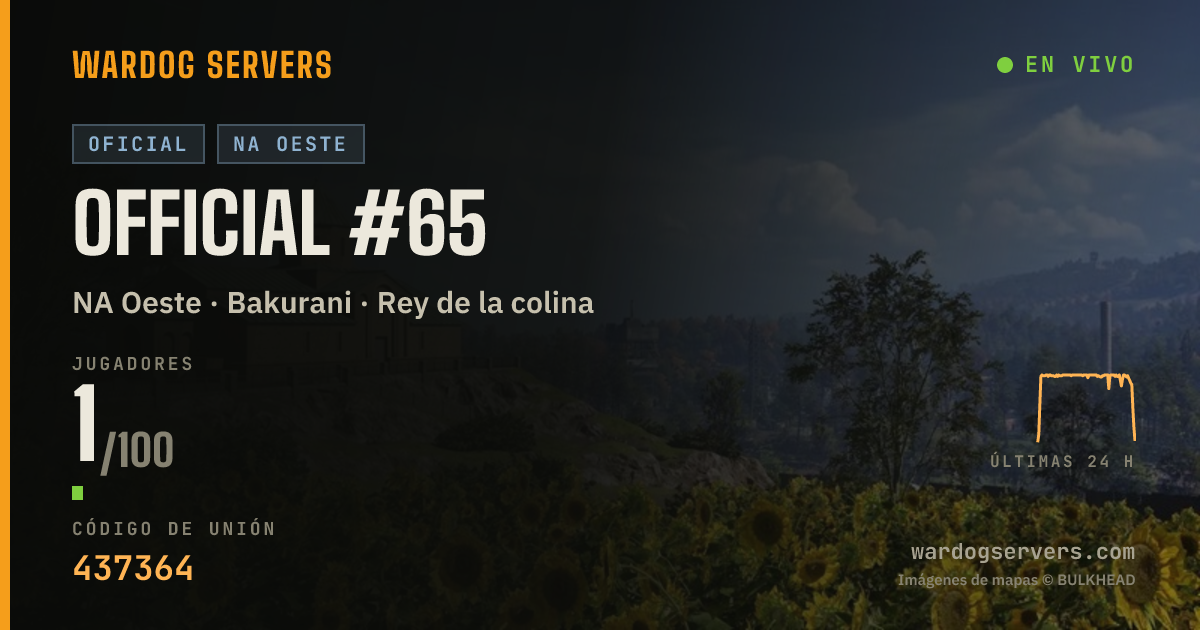 Banner de estado en vivo de Official #65