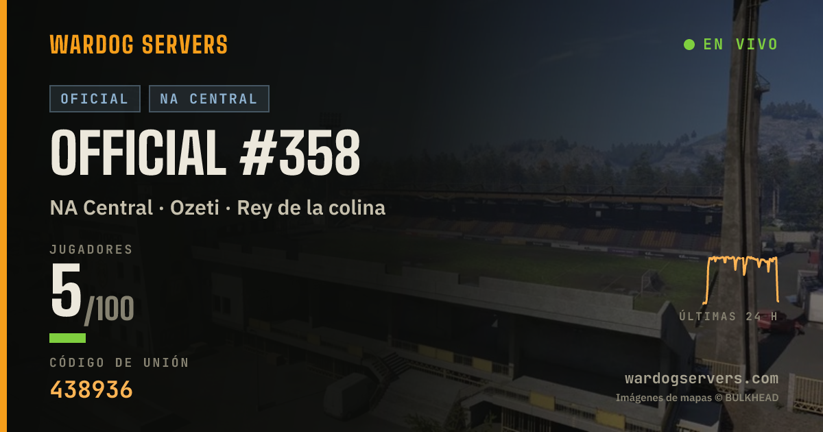 Banner de estado en vivo de Official #358