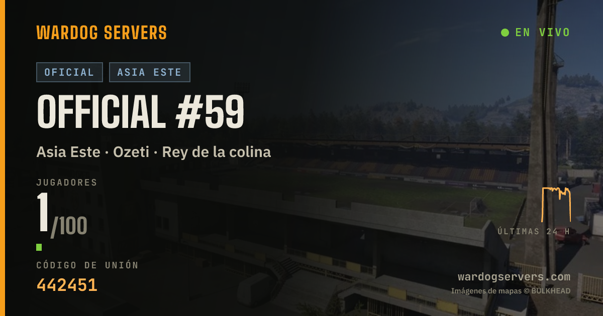 Banner de estado en vivo de Official #59