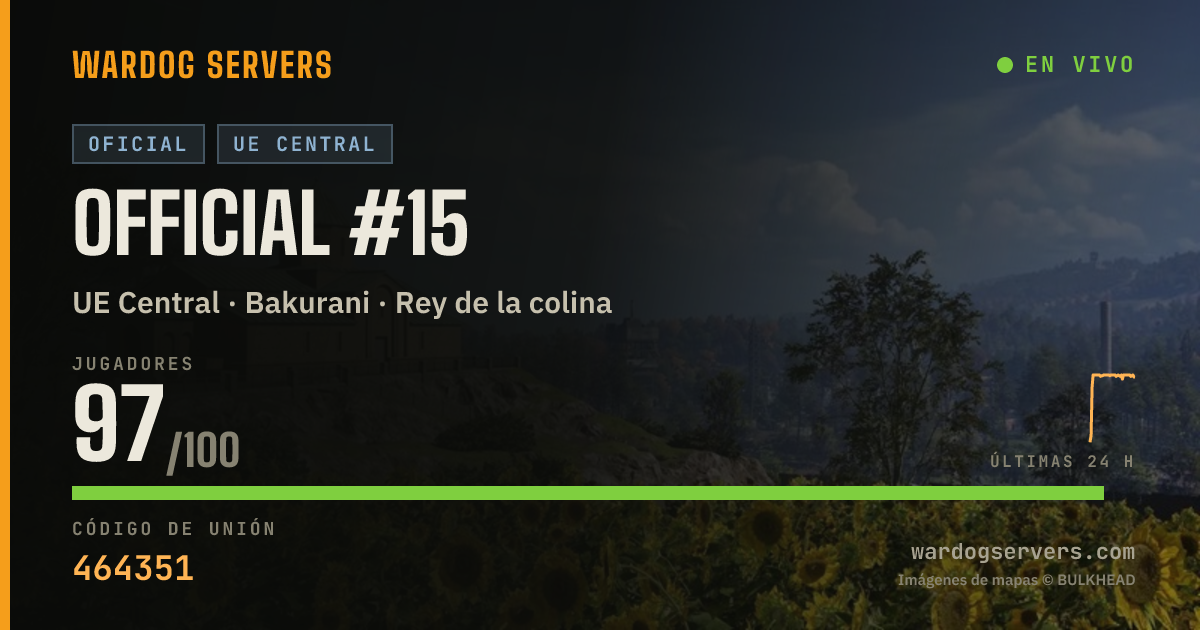 Banner de estado en vivo de Official #15