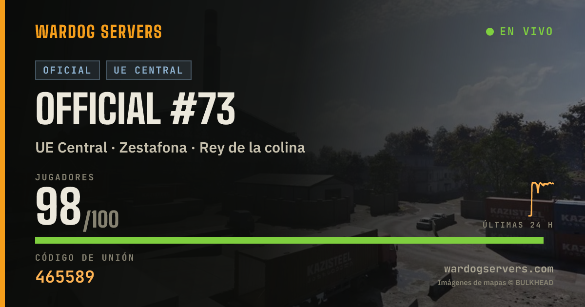 Banner de estado en vivo de Official #73