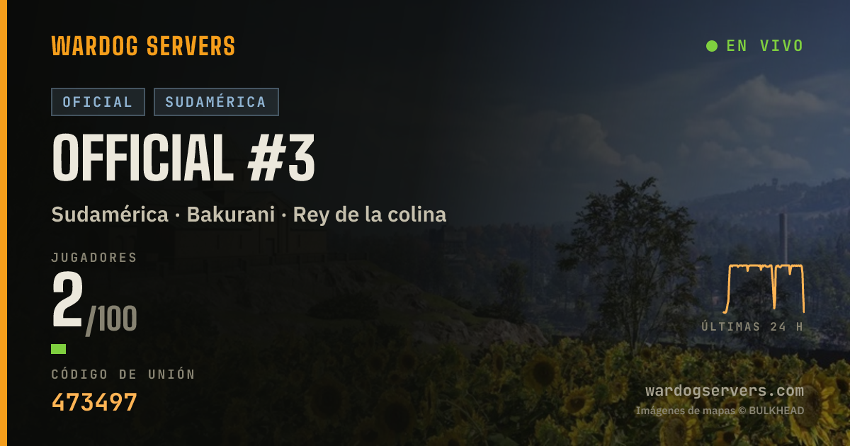 Banner de estado en vivo de Official #3