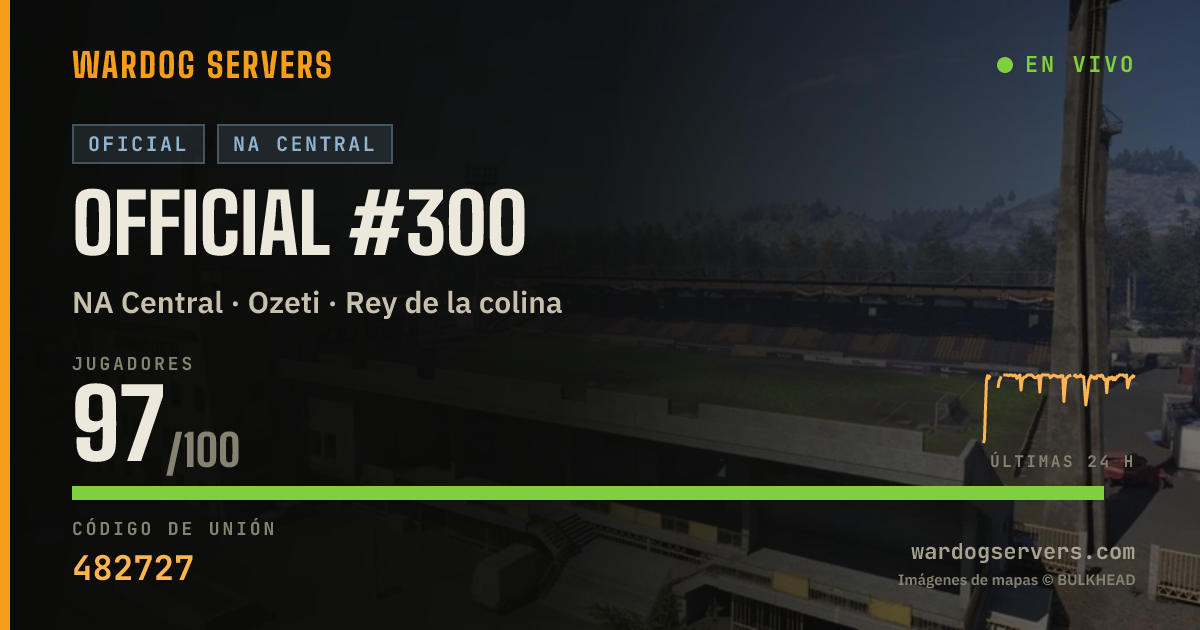 Banner de estado en vivo de Official #300