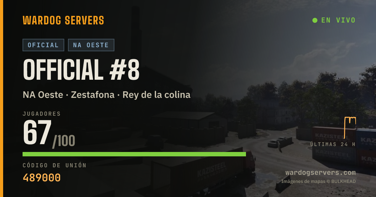 Banner de estado en vivo de Official #8