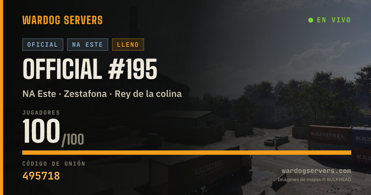 Banner de estado en vivo de Official #195