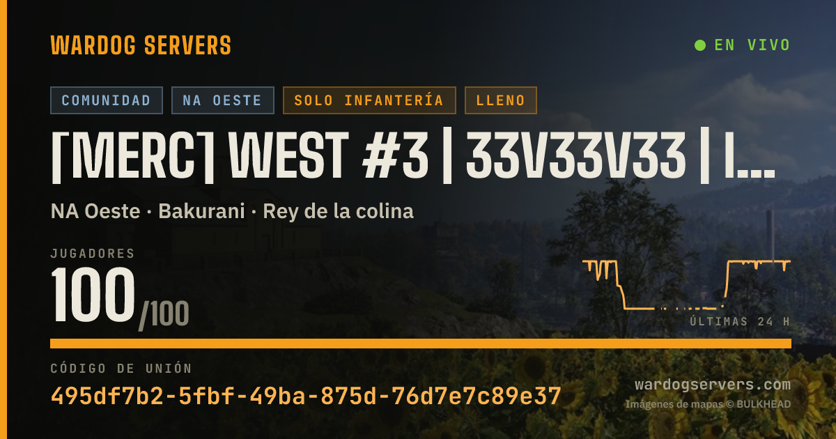 Banner de estado en vivo de [Merc] West #3 | 33v33v33 | InfOnly | Discord.gg/m3rc