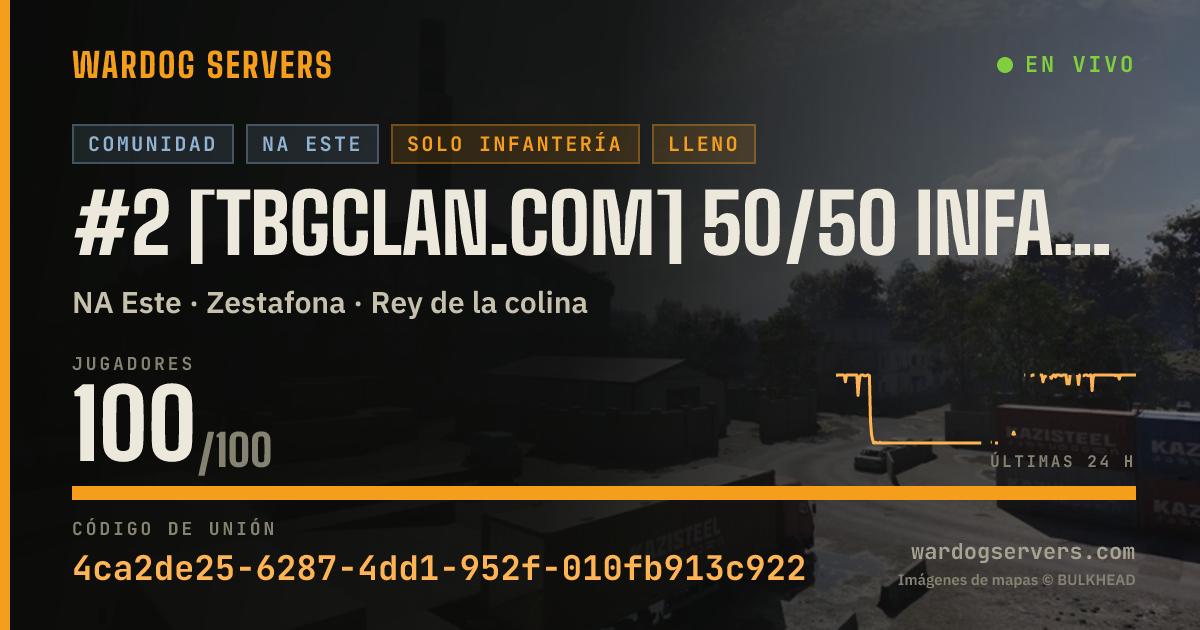Banner de estado en vivo de #2 [TBGclan.com] 50/50 INFANTRY- NOGL | BOOSTED $