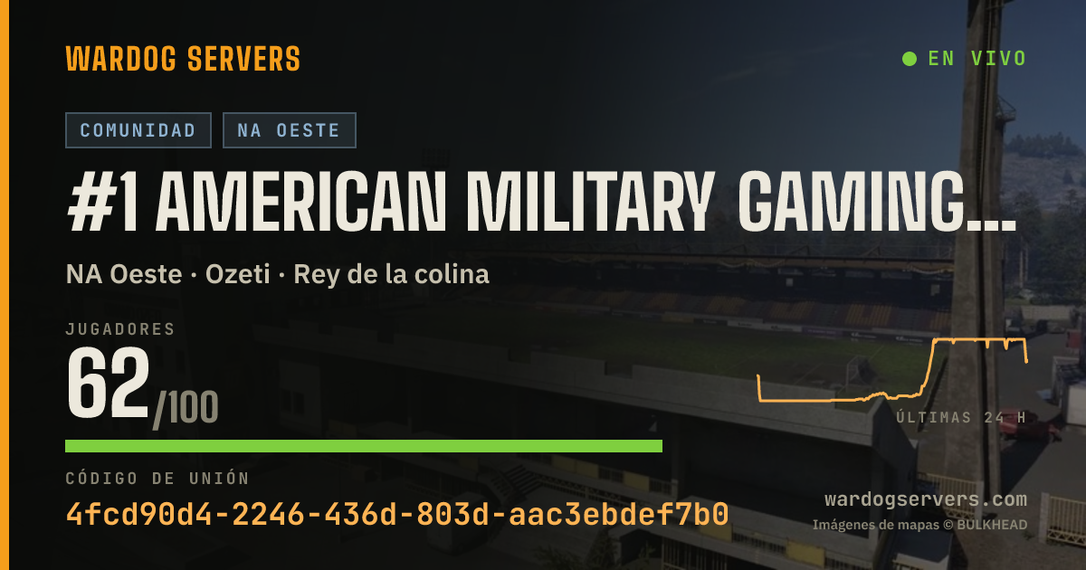 Banner de estado en vivo de #1 American Military Gaming Org RegimentGG3| discord.gg/regiment