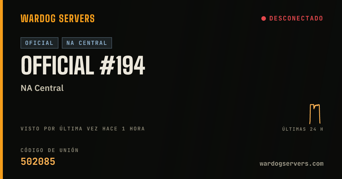 Banner de estado en vivo de Official #194