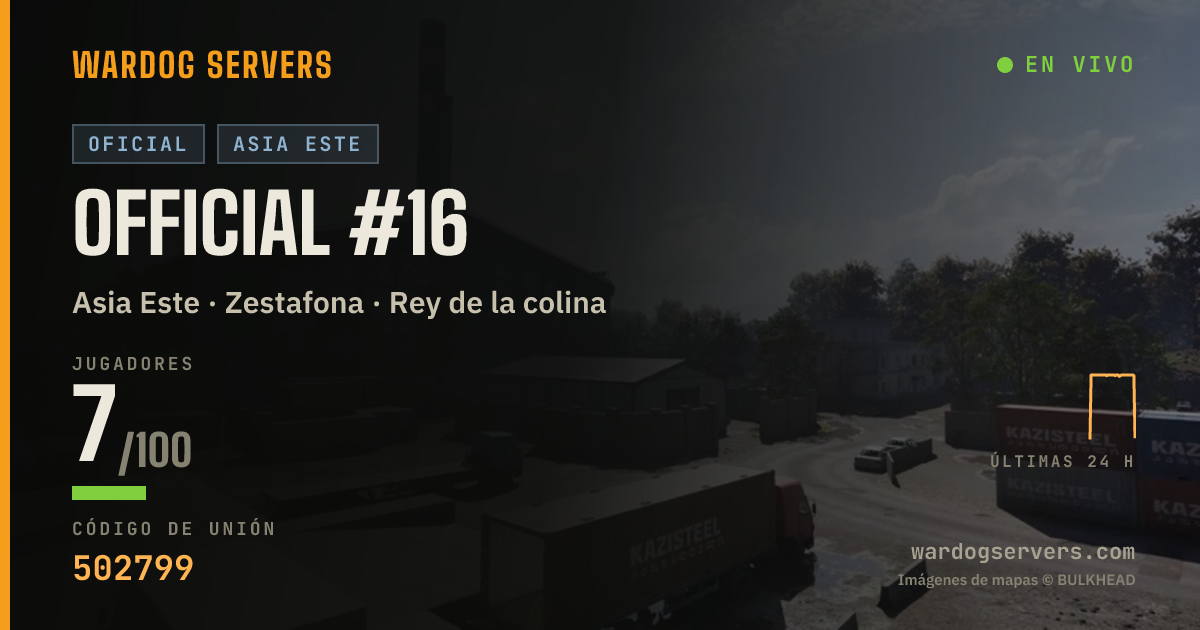 Banner de estado en vivo de Official #16