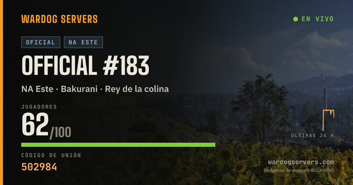 Banner de estado en vivo de Official #183