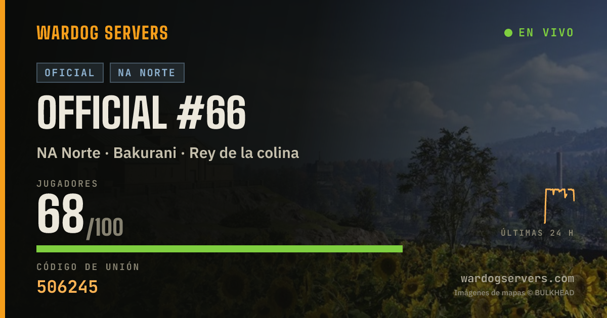 Banner de estado en vivo de Official #66
