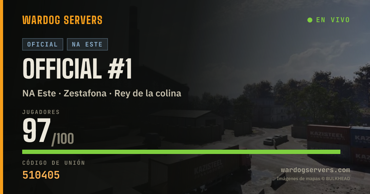 Banner de estado en vivo de Official #1