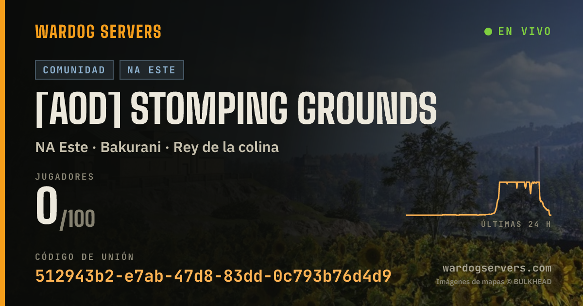 Banner de estado en vivo de [AOD] Stomping Grounds