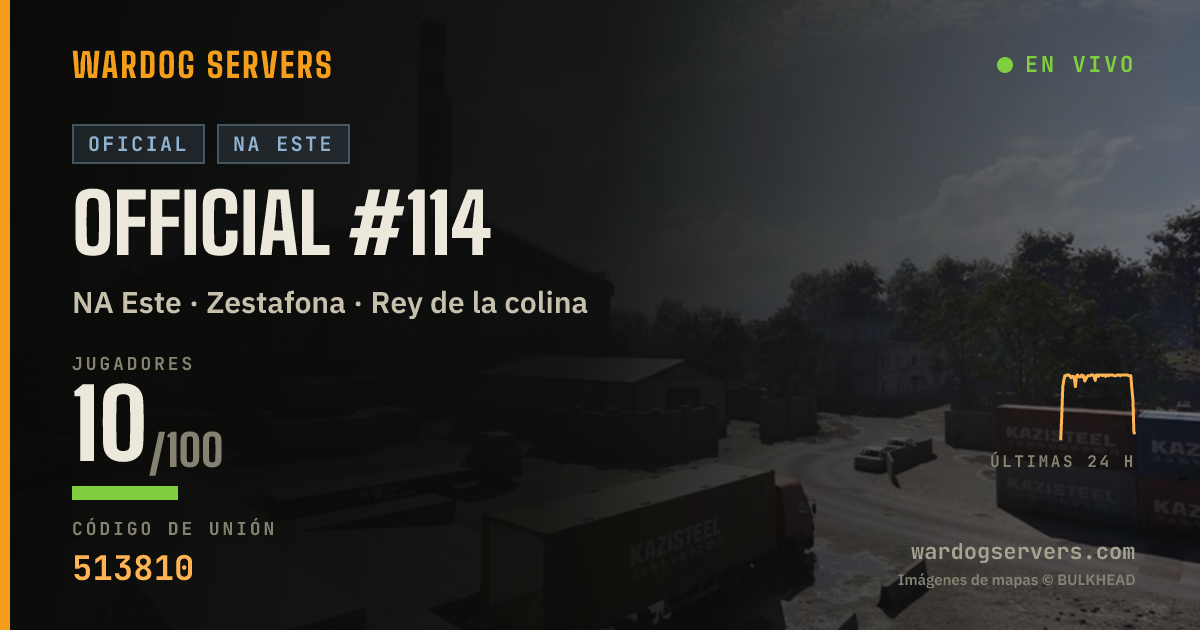 Banner de estado en vivo de Official #114