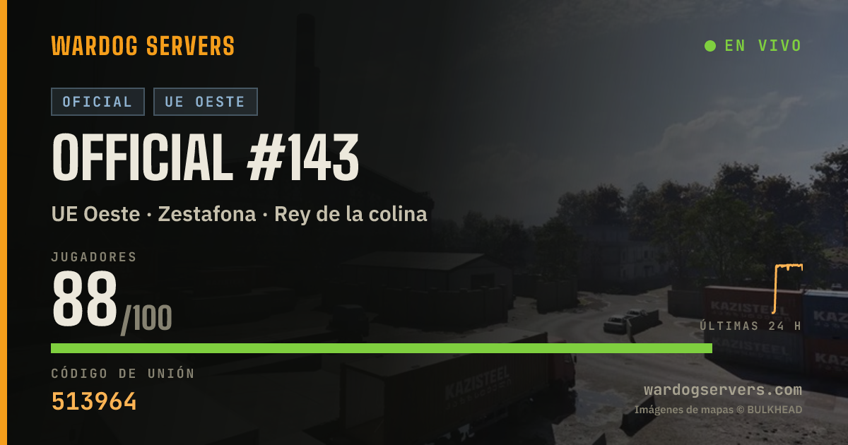 Banner de estado en vivo de Official #143