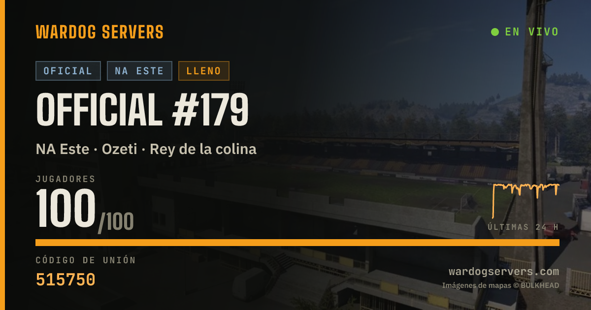 Banner de estado en vivo de Official #179