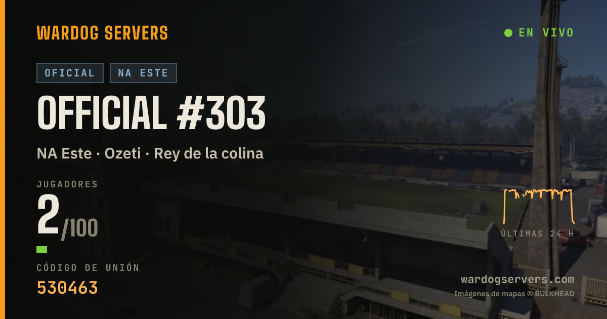 Banner de estado en vivo de Official #303