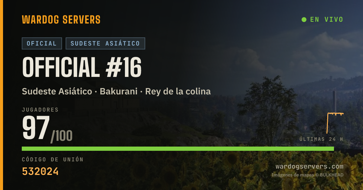 Banner de estado en vivo de Official #16