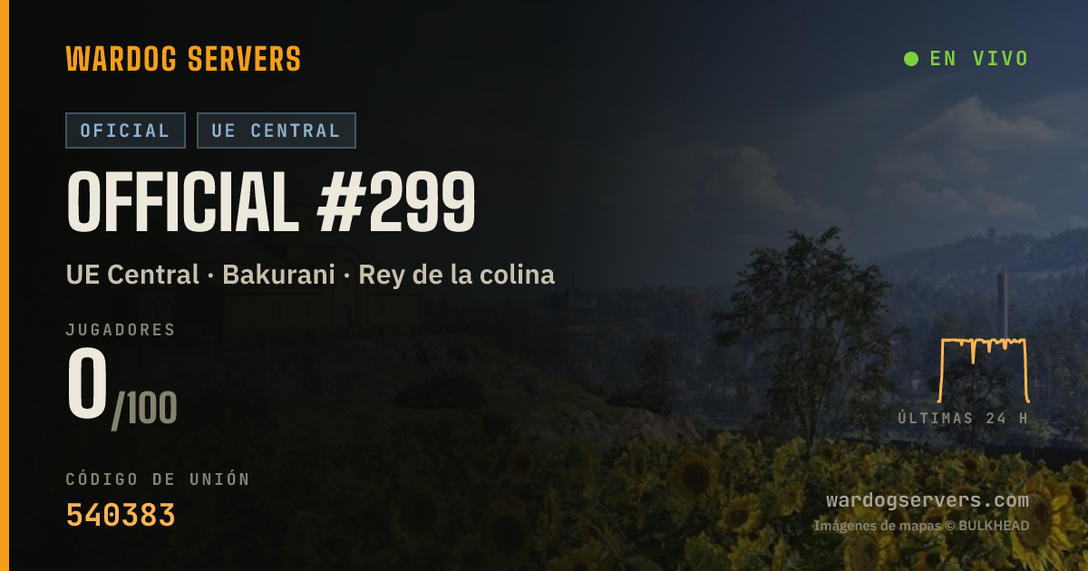 Banner de estado en vivo de Official #299