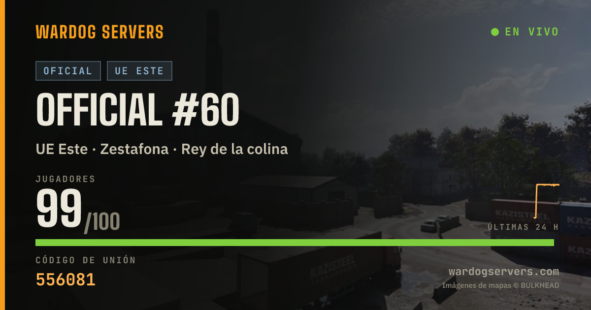 Banner de estado en vivo de Official #60