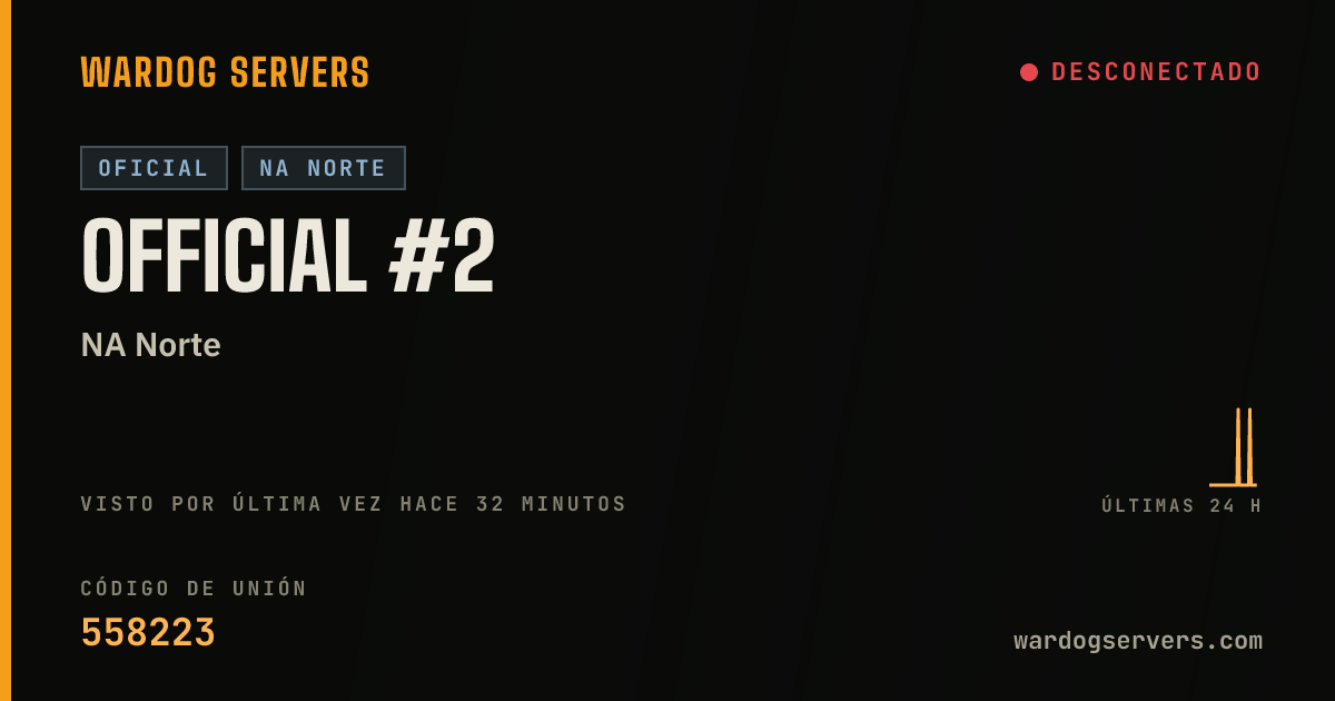 Banner de estado en vivo de Official #2