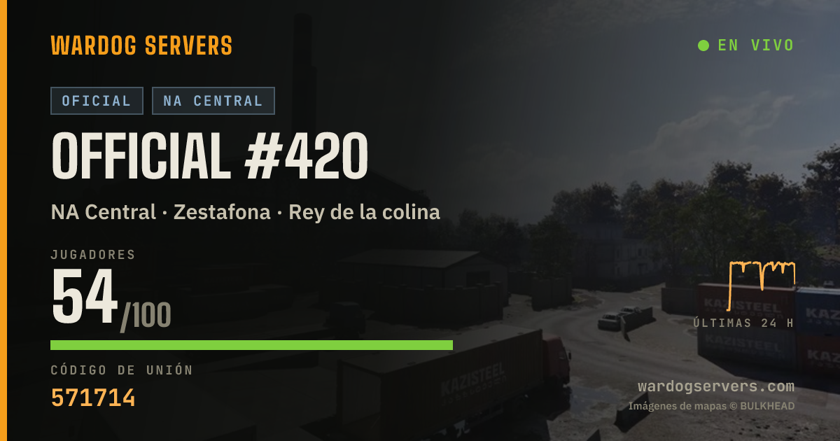 Banner de estado en vivo de Official #420
