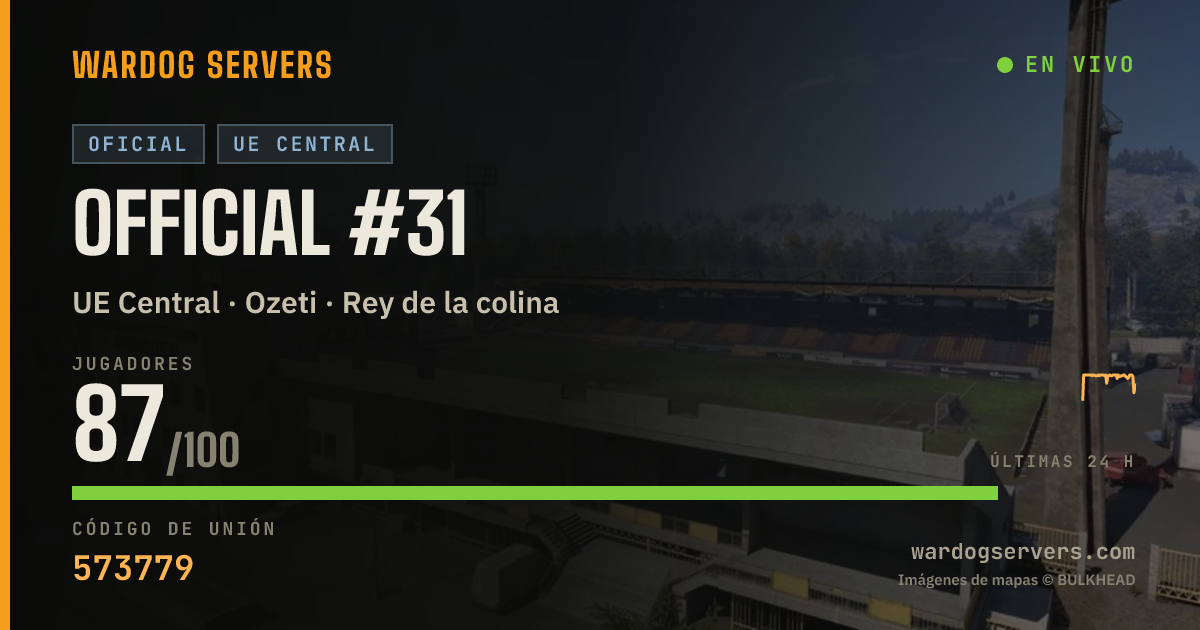 Banner de estado en vivo de Official #31