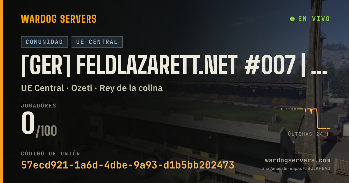 Banner de estado en vivo de [GER] Feldlazarett.net #007 | 62-61-99
