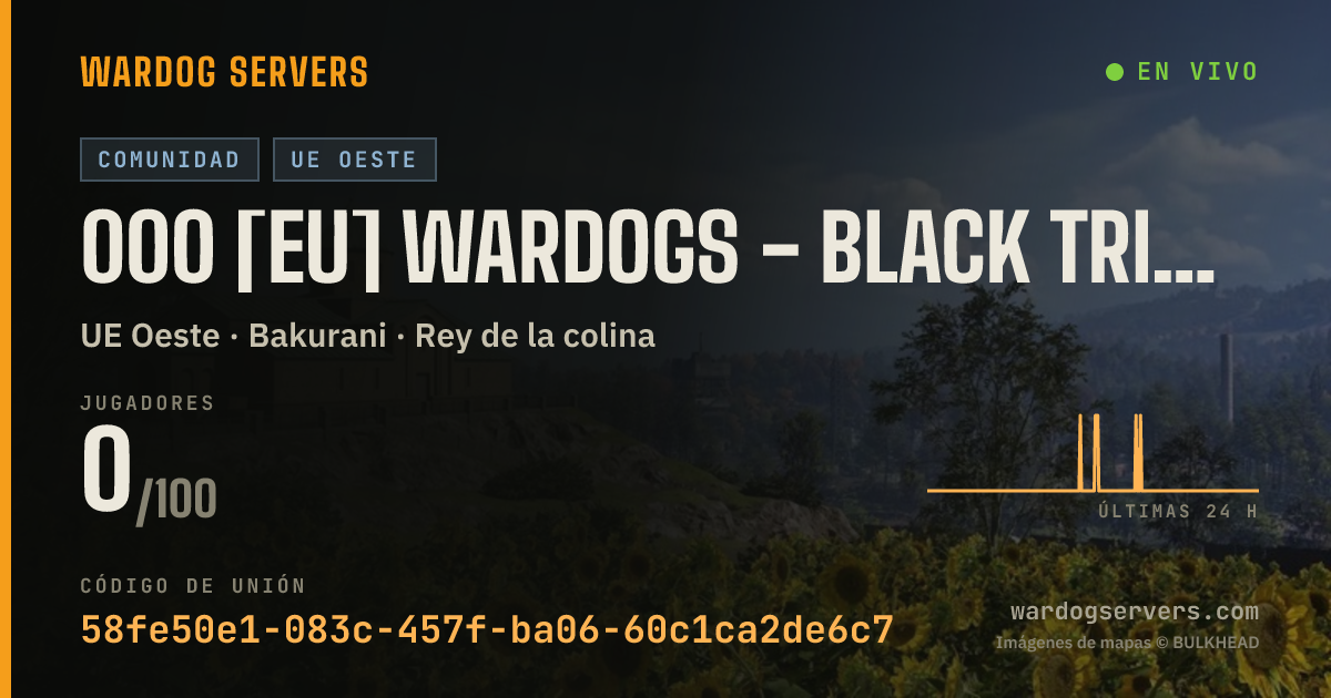Banner de estado en vivo de 000 [EU] WarDogs - BLACK TRIAGE-FASTER CASH