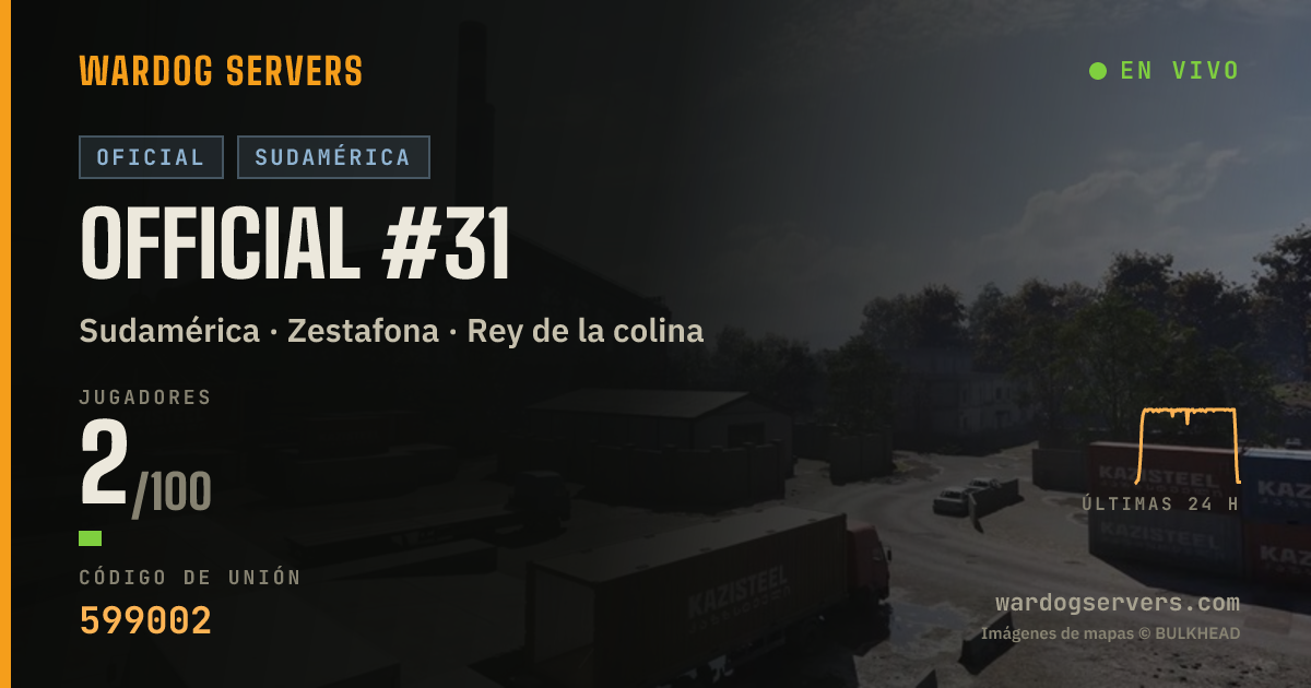 Banner de estado en vivo de Official #31