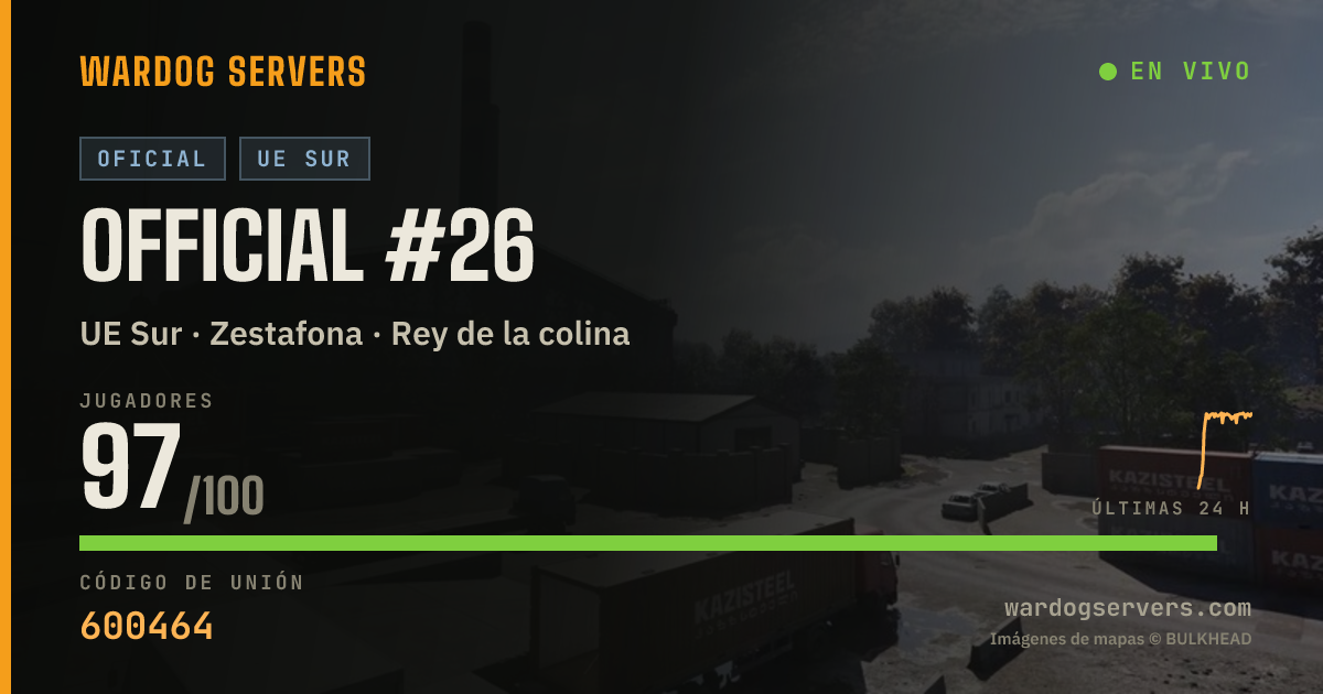 Banner de estado en vivo de Official #26