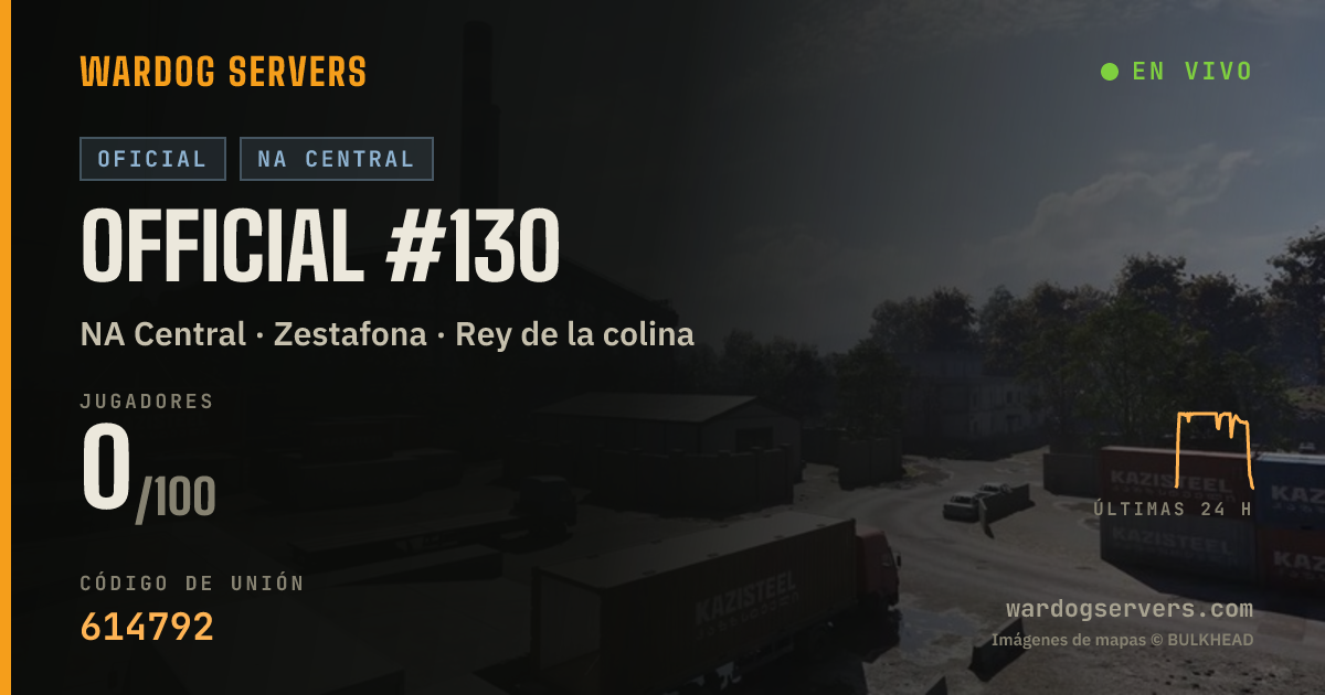 Banner de estado en vivo de Official #130
