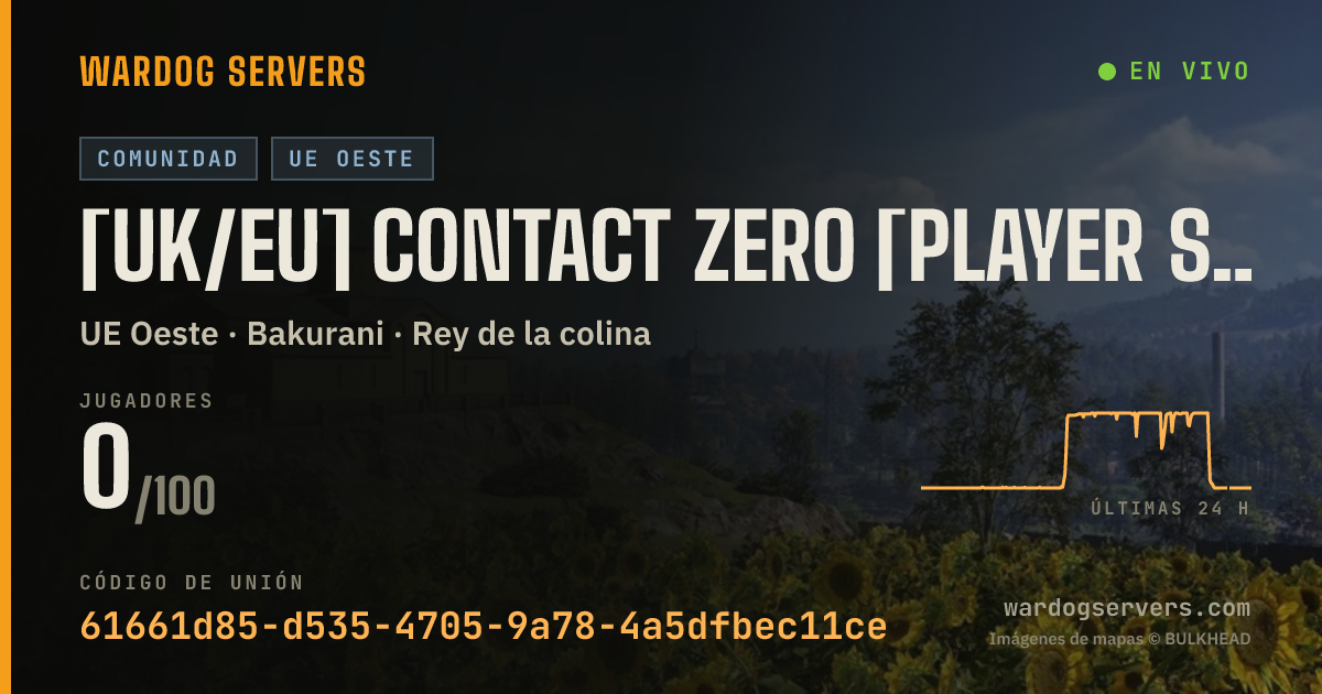 Banner de estado en vivo de [UK/EU] CONTACT ZERO [PLAYER SCREENING] [ACTIVE STAFF]