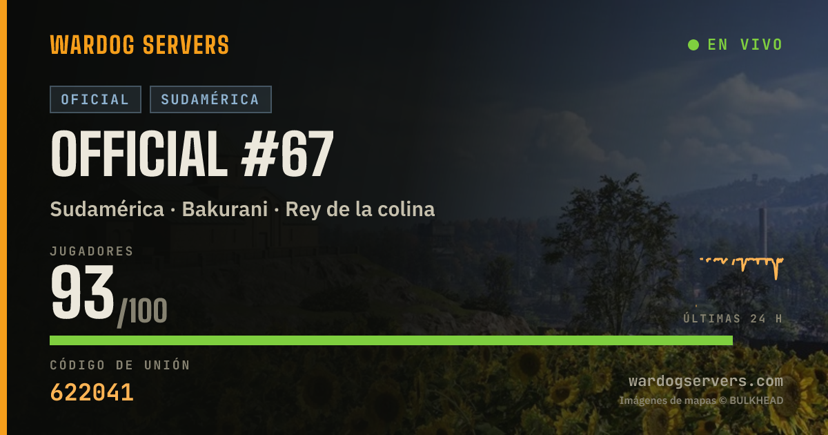 Banner de estado en vivo de Official #67