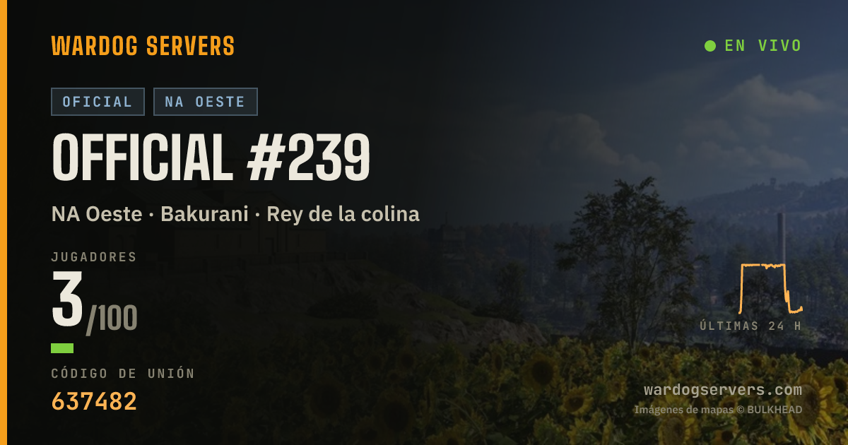 Banner de estado en vivo de Official #239