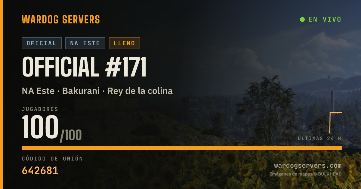 Banner de estado en vivo de Official #171