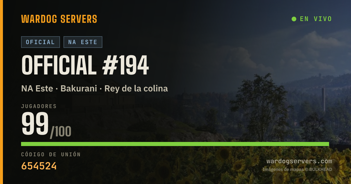 Banner de estado en vivo de Official #194