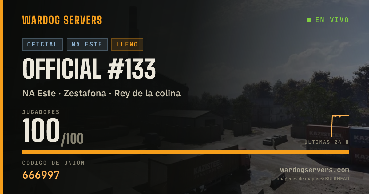 Banner de estado en vivo de Official #133